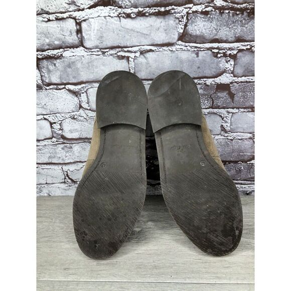 Experience Taupe Suede Leather Oxfords Cap Toe Casual Shoes Men’s Sz 42EU/9M US - Picture 7 of 16